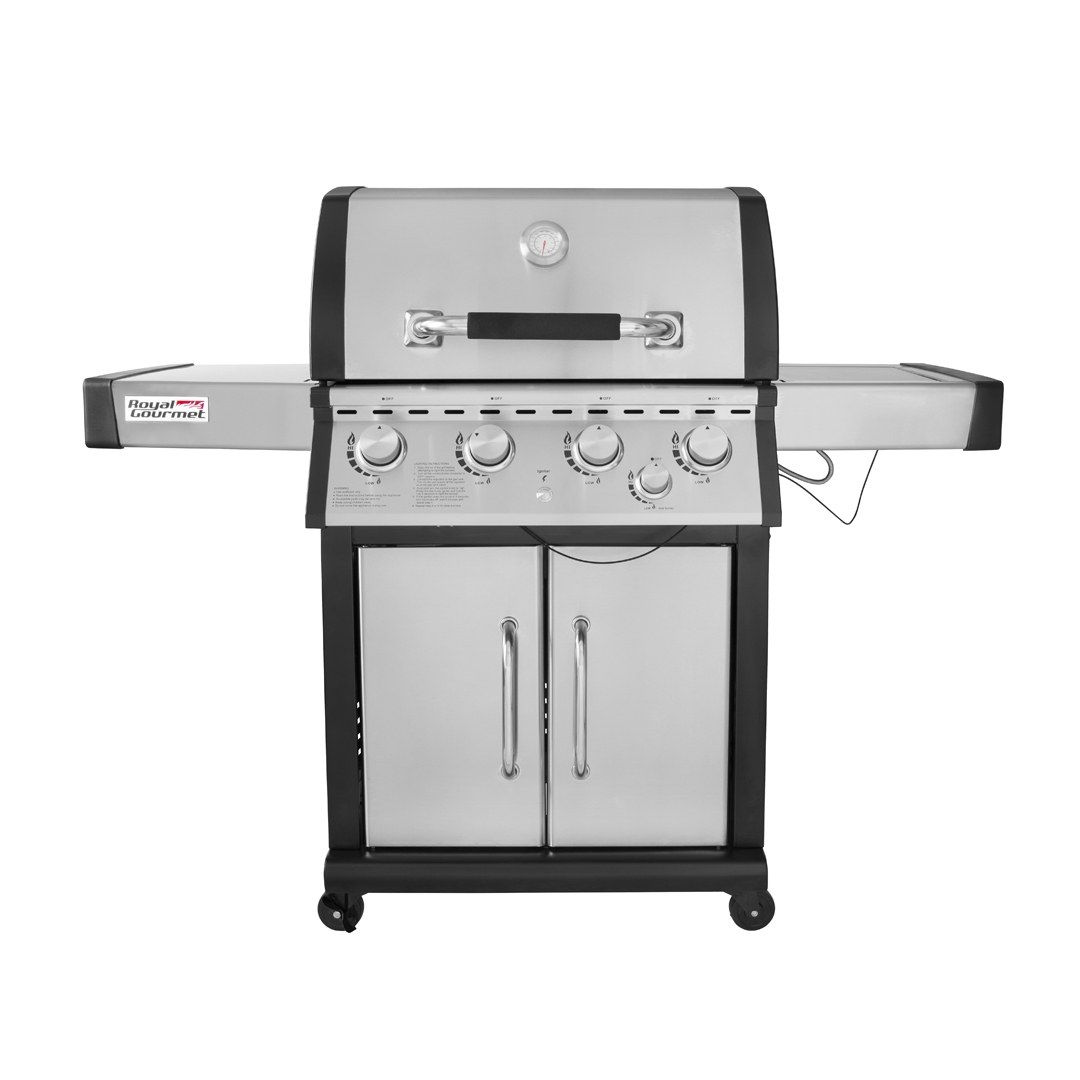 Gas BBQ 4B with side burner M20M30M14SB Huige Grills