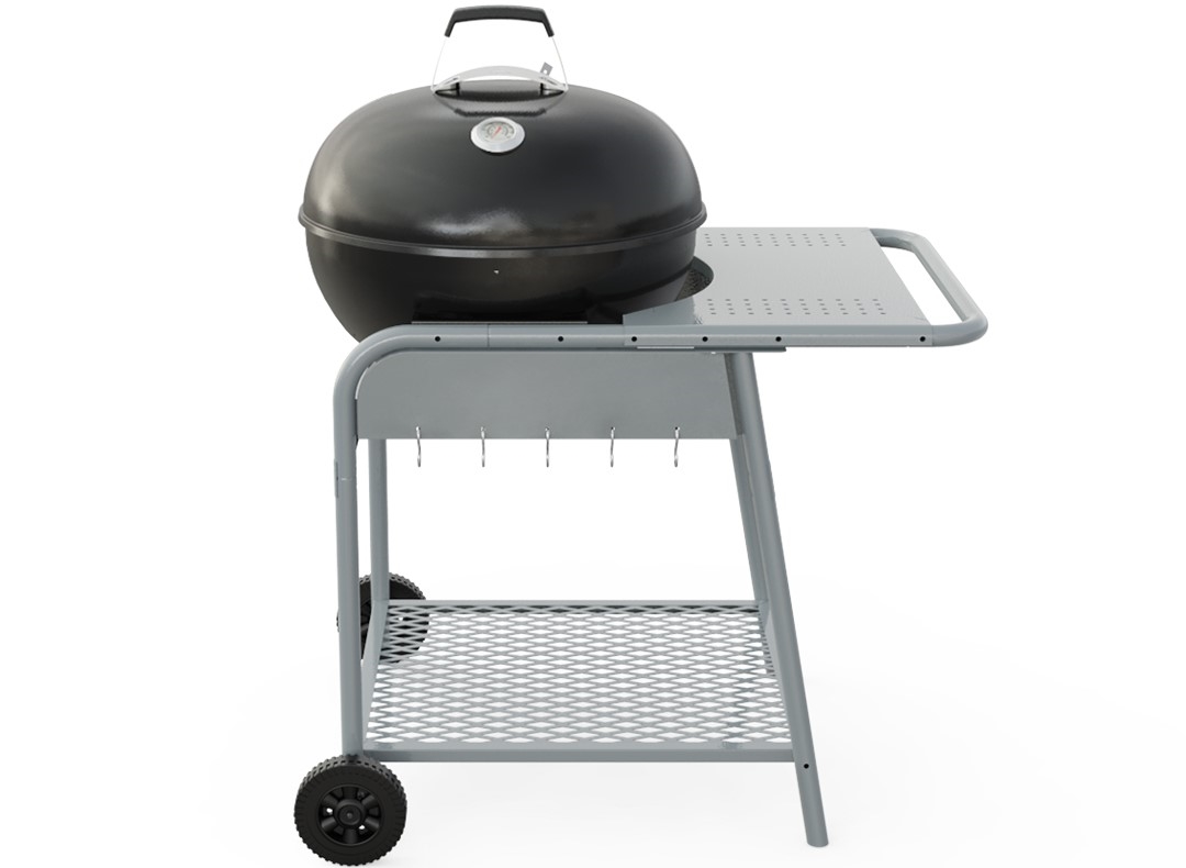 Kettle Charcoal Grills 22" , with plastic handle，S/S heat insulation 