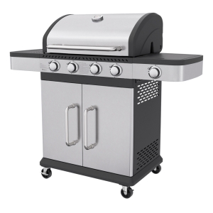 Premium 4 Burners Gas Grill with Best Selling Stainless Steel Lid and  Dual-Display Thermometer