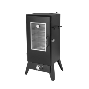 28-Inch Gas Smoker with 2.5kW Power and Glass Window Door